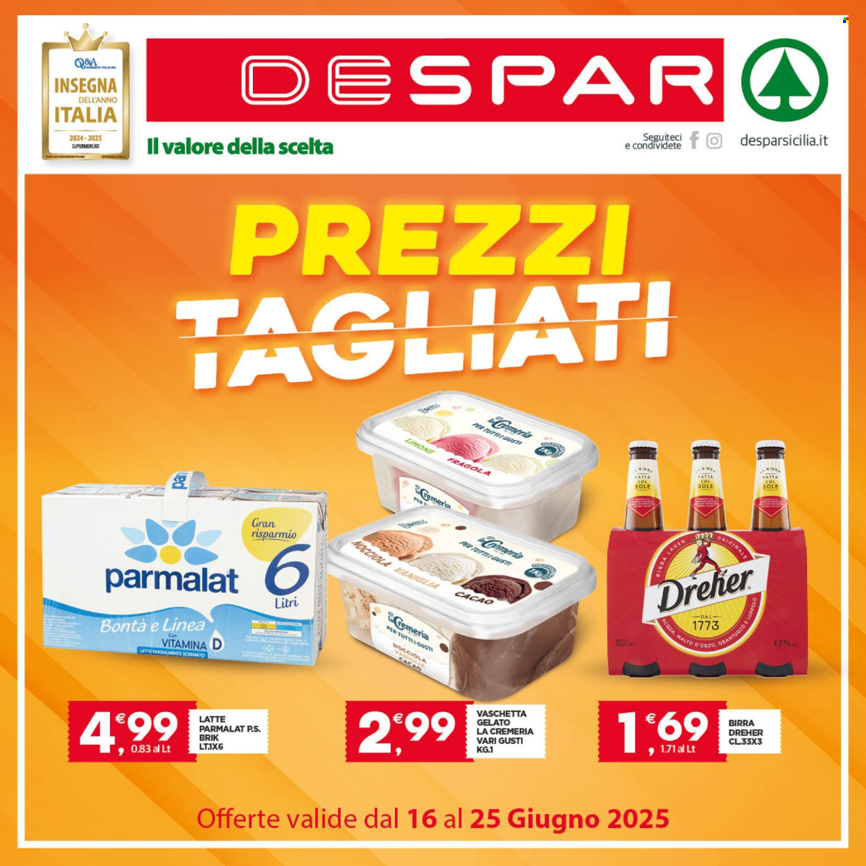 Volantino Despar - 16/6/2025 - 25/6/2025. Pagina 1