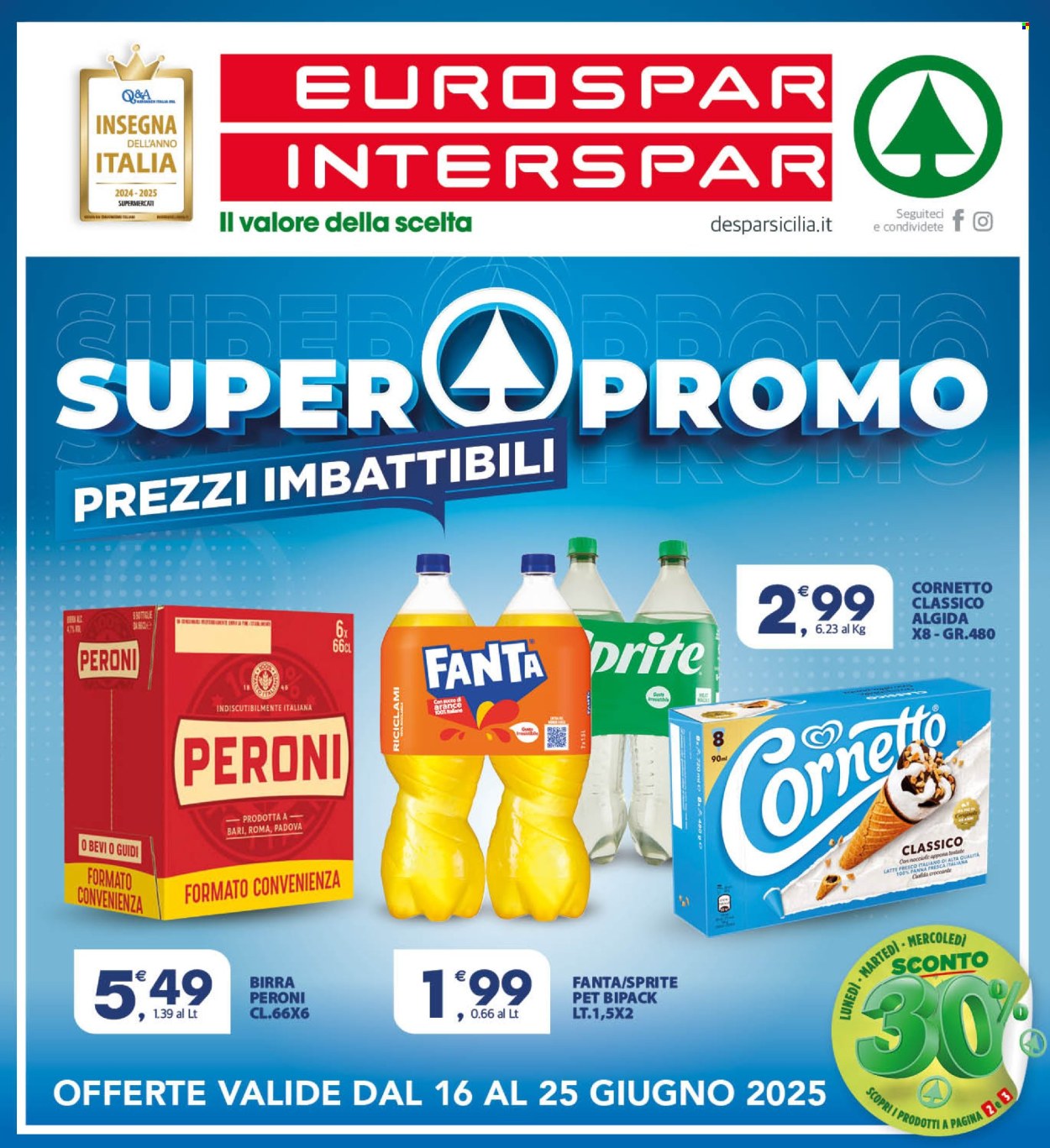 Volantino Interspar - 16/6/2025 - 25/6/2025. Pagina 1