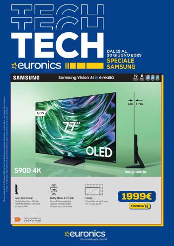 Volantino Euronics - 15/6/2025 - 30/6/2025.