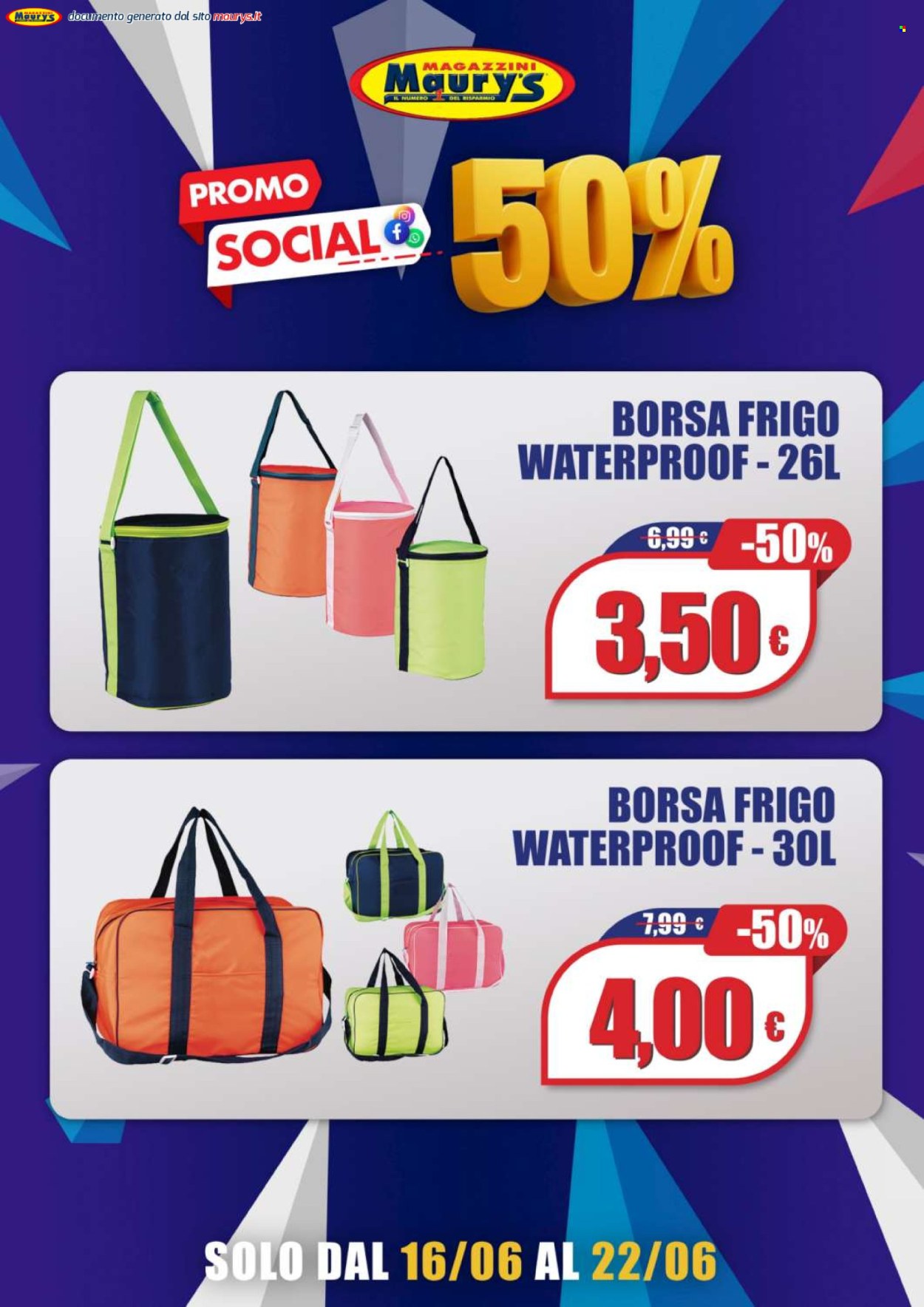 Volantino Maury's - 16/6/2025 - 22/6/2025. Pagina 4