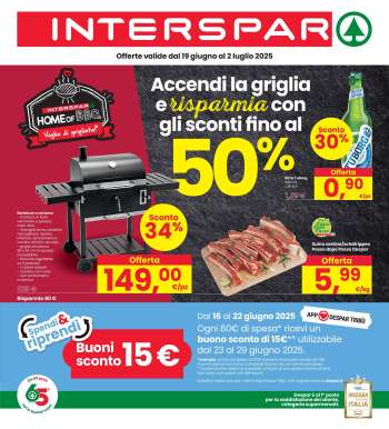 Volantino Interspar - 19/6/2025 - 2/7/2025.