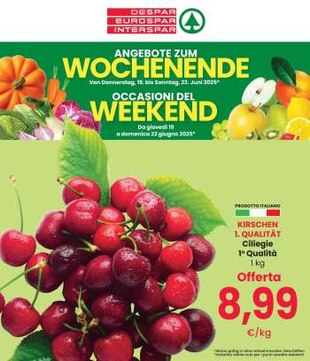 Volantino Eurospar - 16/6/2025 - 22/6/2025.