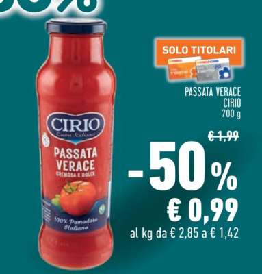 Passata Verace Cirio