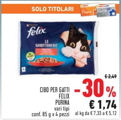 Cibo per Gatti Felix Purina