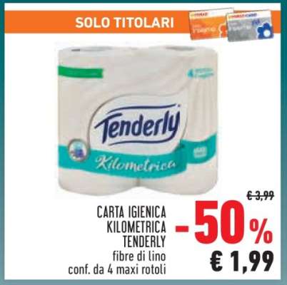 Carta Igienica Kilometrica Tenderly