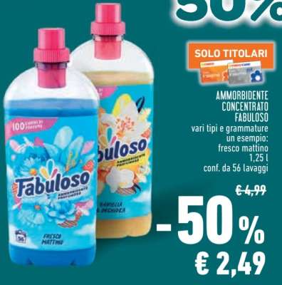 Ammorbidente Concentrato Fabuloso