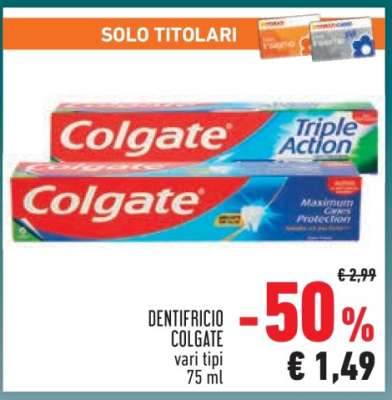 DENTIFRICIO COLGATE