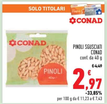 Pinoli Sgusciati Conad