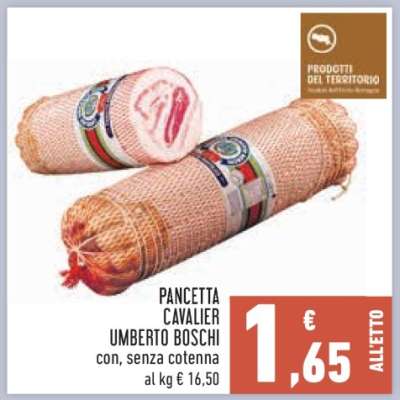 Pancetta Cavalier Umberto Boschi