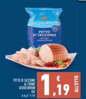 Petto di Tacchino al Forno Aequilibrium AIA