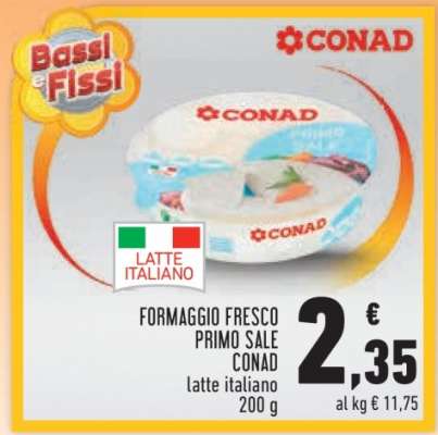 FORMAGGIO FRESCO PRIMO SALE CONAD
