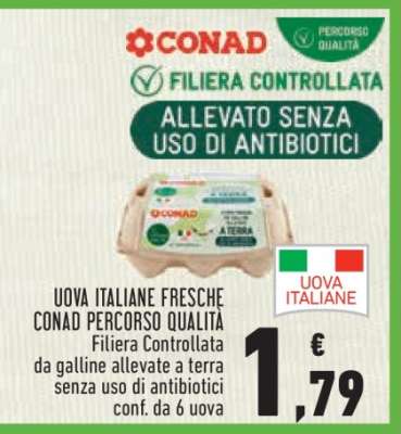 Uova Italiane Fresche Conad Percorso Qualità