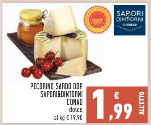 Pecorino Sardo DOP Sapori&Dintorni Conad Dolce
