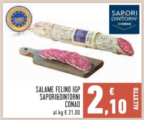 Salame Felino IGP Sapori&Dintorni Conad