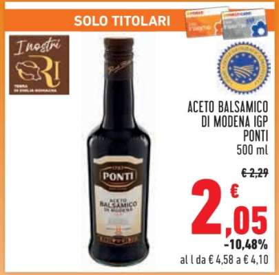 Aceto Balsamico di Modena IGP Ponti