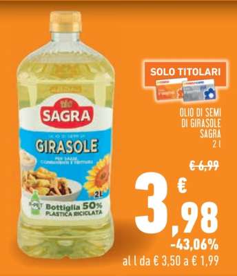 Olio di Semi di Girasole Sagra