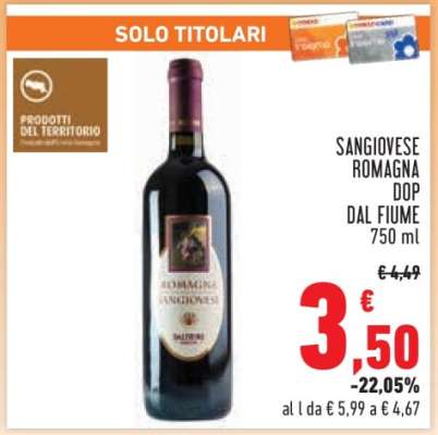 SANGIOVESE ROMAGNA DOP DAL FIUME