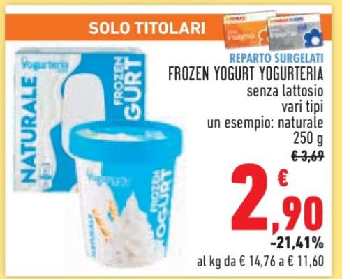 FROZEN YOGURT YOGURTERIA