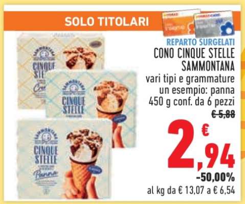 CONO CINQUE STELLE SAMMONTANA