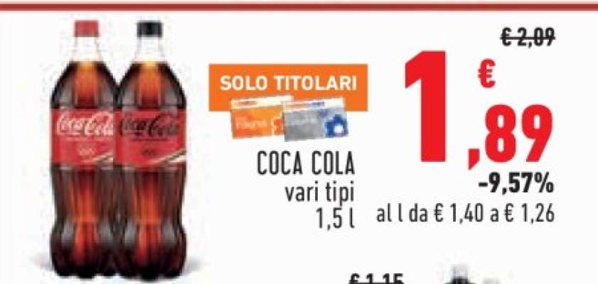 COCA COLA vari tipi