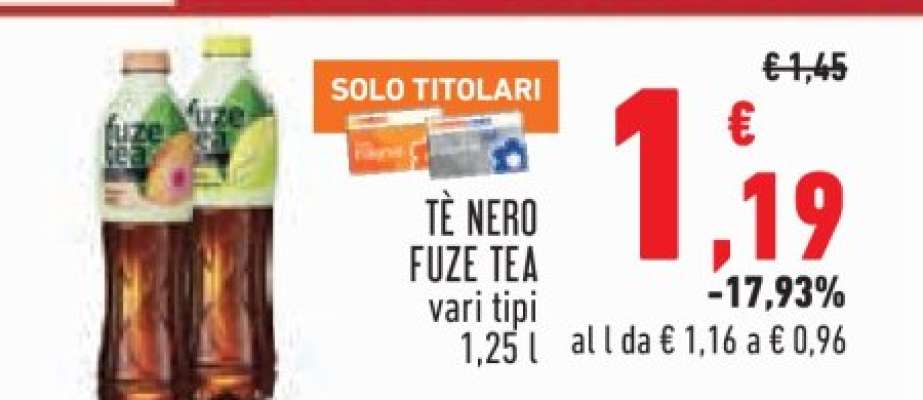 Tè Nero Fuze Tea