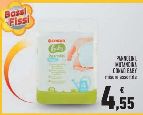 Pannolini, mutandina CONAD Baby