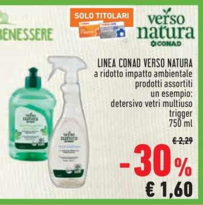 LINEA CONAD VERSO NATURA