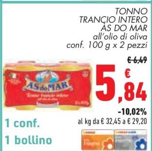 Tonno Trancio Intero Às do Mar
