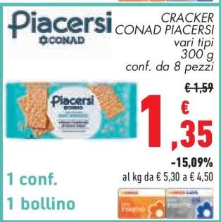 CRACKER CONAD PIACERSI