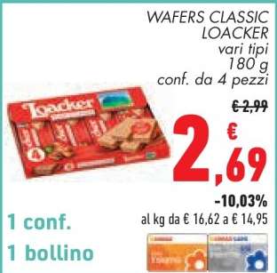 Wafers Classic Loacker