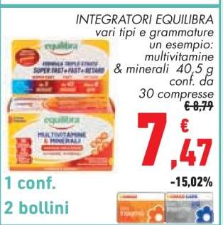 INTEGRATORI EQUILIBRA