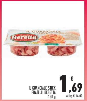 Il Guanciale Stick Fratelli Beretta