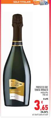 PROSECCO DOC TENUTA RIVALTO