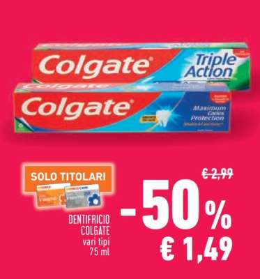 DENTIFRICIO COLGATE