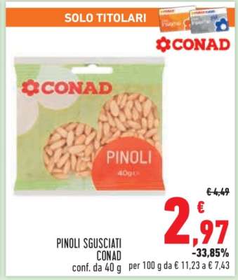 Pinoli Sgusciati Conad