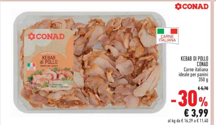 Kebab di Pollo Conad