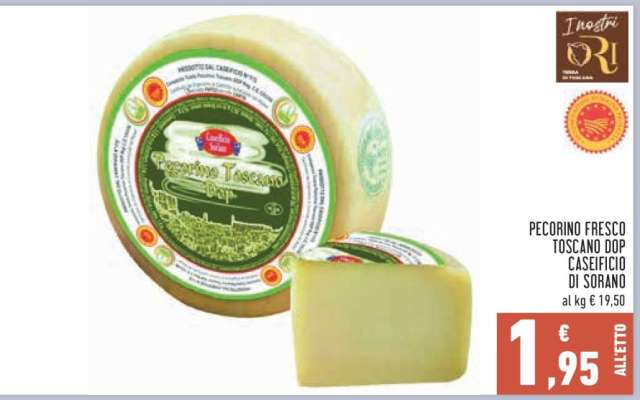 PECORINO FRESCO TOSCANO DOP CASEIFICIO DI SORANO