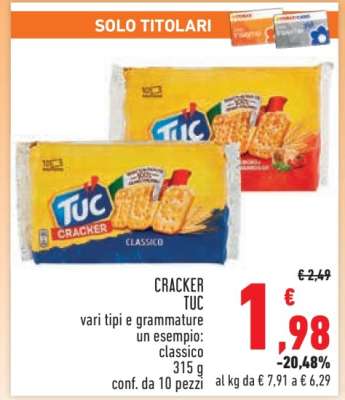 CRACKER TUC
