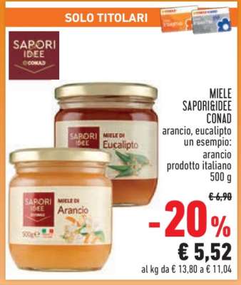 MIELE SAPORI&IDEE CONAD