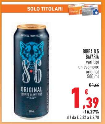 BIRRA 8.6 BAVARIA