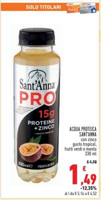 Acqua Proteica Sant'Anna