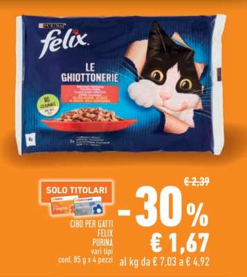 Cibo per Gatti Felix Purina