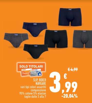 SLIP, BOXER NAVIGARE