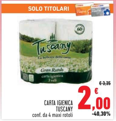 CARTA IGIENICA TUSCANY