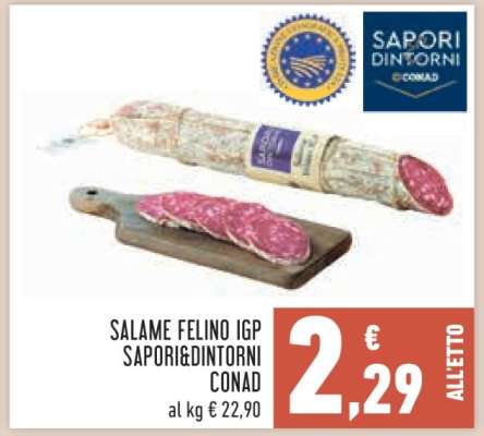 Salame Felino IGP Sapori&Dintorni Conad