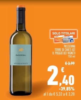 Passerina Terre di Chieti IGT Il Poggio dei Vigneti