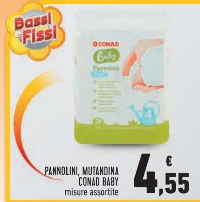 Pannolini, mutandina CONAD Baby