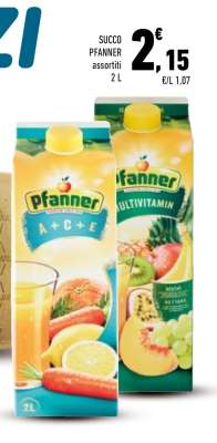 SUCCO PFANNER assortiti
