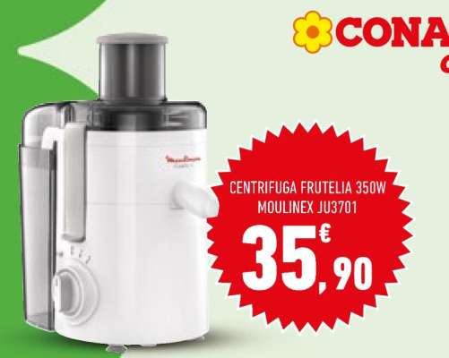 CENTRIFUGA FRUTELIA 350W MOULINEX JU3701