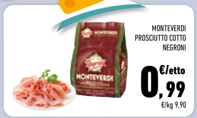 MONTEVERDI PROSCIUTTO COTTO NEGRONI